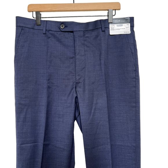 Awearness Kenneth Cole NWT Modern Fit Suit Separates Pants, Blue Size 36 - Picture 2 of 9